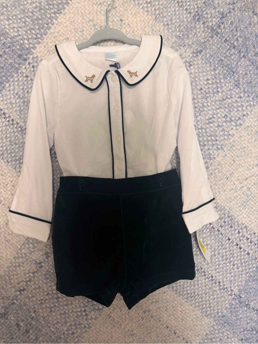 Edgehill collection puppy holiday short set